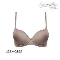 Jintana เสื้อชั้นใน (เสริมโครง) รุ่น Smoothie รหัส JBSM05 สีน้ำตาล