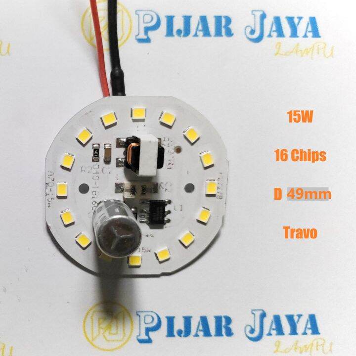 PCB Lampu LED AC 15 Watt TRAVO Modul Driver Mata LED 15W Mesin Lampu