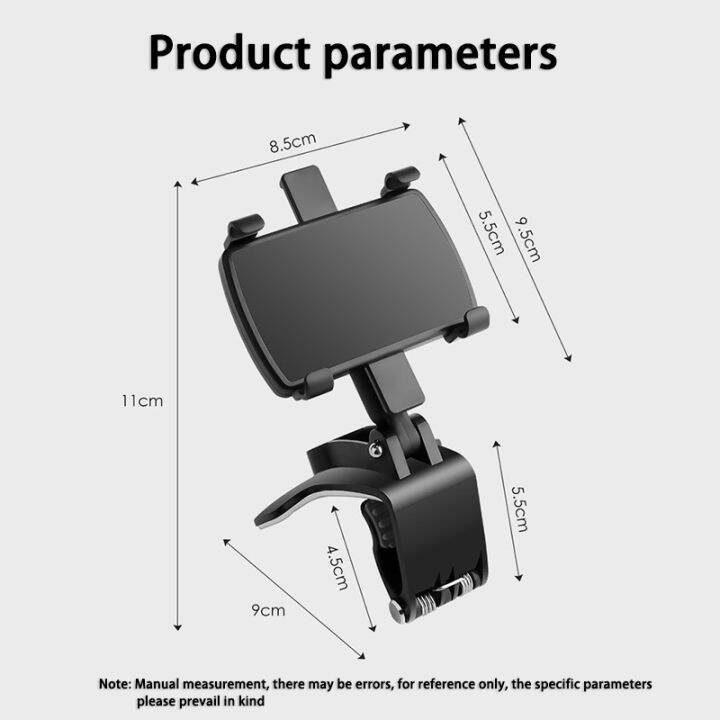 spot-goods66-แท่นวางที่วางโทรศัพท์ในรถแดชบอร์ดแรงโน้มถ่วงสำหรับ-iphone-xiaomi-redmi-poco-samsung-huawei-อุปกรณ์เสริมมือถือ-honor