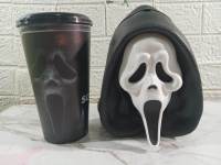 ถังป๊อปคอร์น Scream 6 VI Ghostface  Bucket ใหม่ในซีล + แก้วน้ำ งานโรงหนัง Major ของแท้พร้อมส่ง