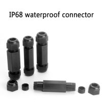 【DT】 hot  1PCS IP67 Waterproof Straight Connector Junction Box Electrical Wire Cable Connector PG11/13 Outdoor Plug Socket Terminal Block