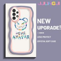 Jlingji เคสปลอกสำหรับ Samsung กาแลคซี A04s A13 5G ลายการ์ตูนอวาตาร์ดีไซน์ใหม่โคโลวขอบคลื่นนุ่มเคสมือถือกันกระแทกแบบใสสร้างสรรค์เคสโปร่งใสลายกล้องถ่ายรูปซิลิกาเจลป้องกัน