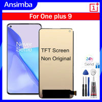 Ansimba TFT หน้าจอ LCD 6.55นิ้วสำหรับ Digitizer จอแสดงผล LCD แบบสัมผัสหน้าจอ OnePlus 9แทนการประกอบสำหรับ OnePlus 9 LE2113 LE2111 LE2110 LE2117หน้าจอ LE2115แสดงผล LCD TFT หน้าจอ LCD