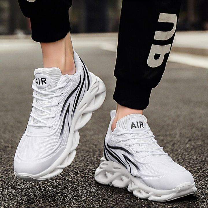 fashion-running-shoes-men-flame-printed-sneakers-knit-athletic-sports-blade-cushioning-jogging-trainers-lightweight