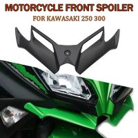 สปอยเลอร์ด้านหน้าสำหรับ Kawasaki Ninja 300 250 NINJA300/250 2013-2017อุปกรณ์เสริมรถจักรยานยนต์