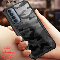 RzantsสำหรับOPPO Reno 4 4 Pro Case Hard【Beetle Camouflage】ไฮบริดกันกระแทกSlim Crystal Clear Cover Double Anti Drop Protectionเคสใส่โทรศัพท์ล้างกลับยืดหยุ่นTPUกรอบกันชน