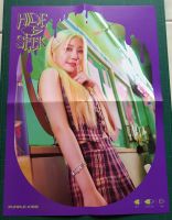 โปสเตอร์ พับ Chaein สุ่ม ของแท้ จาก CD อัลบั้ม PURPLE KISS - HIDE &amp; SEEK Album พร้อมส่ง Kpop Poster แชอิน