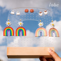 Squircle Acrylic Earring Display/ แท่นโชว์เครื่องประดับทำจากอะคริลิครูปทรงสี่เหลี่ยม/แท่นจัดเก็บเครื่องประดับ