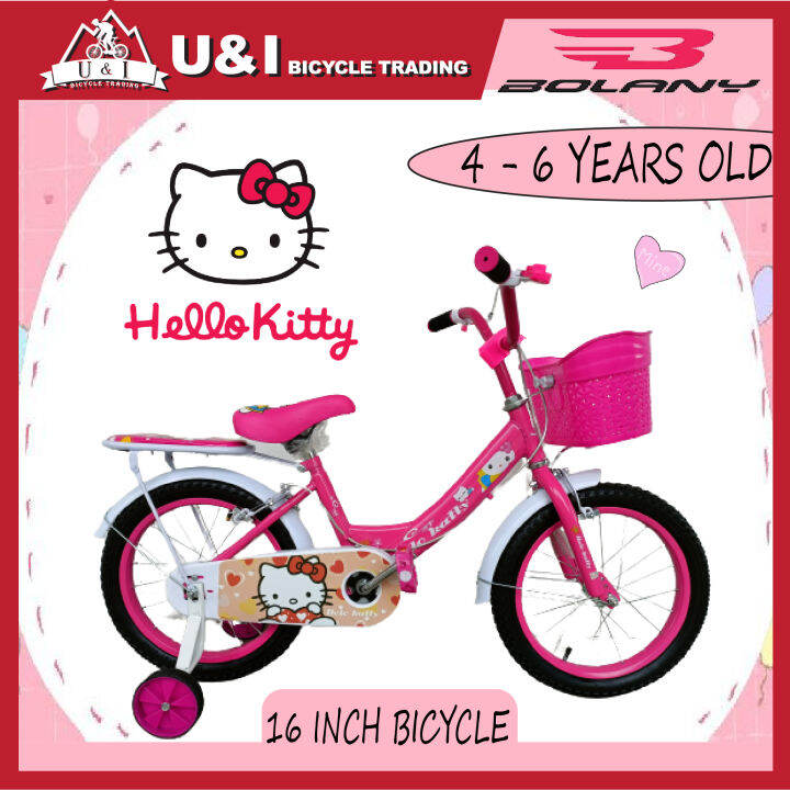 Hello Kitty Basikal Saiz 16 Inci 16 Inch Bicycle 16 Inch Basikal