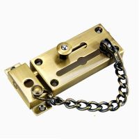 stainless steel security door latch / door buckle lock / anti-theft door chain Door Hardware Locks Metal film resistance