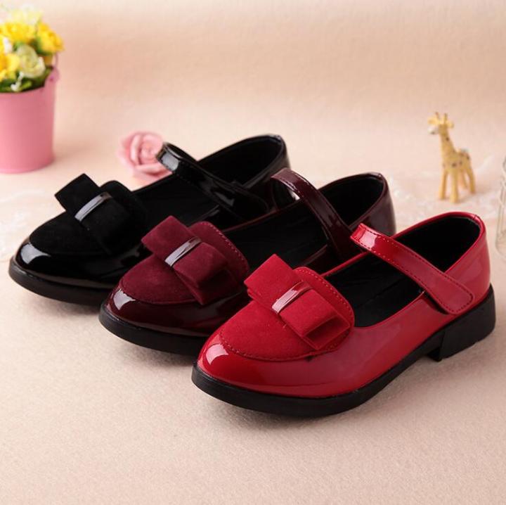 children-princess-leather-shoes-pu-3-colors-casual-baby-black-red-girls-fashion-brand-sport-shoes-free-shipping-dance-shoes