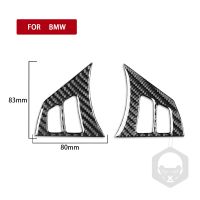 :{“【;【สำหรับ BMW 5ซีรีส์ E60 2004-2007ปุ่มกดพวงมาลัยรถคาร์บอนไฟเบอร์สติกเกอร์ตกแต่งภายในรถยนต์กรอบติดขอบ