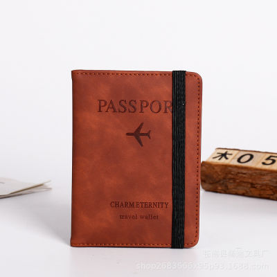 ที่ใส่ซองใส่หนังสือเดินทาง ID บัตรธนบัตรการเดินทาง RFID ซองใส่หนังสือเดินทางซองใส่หนังสือเดินทางวินเทจธุรกิจ