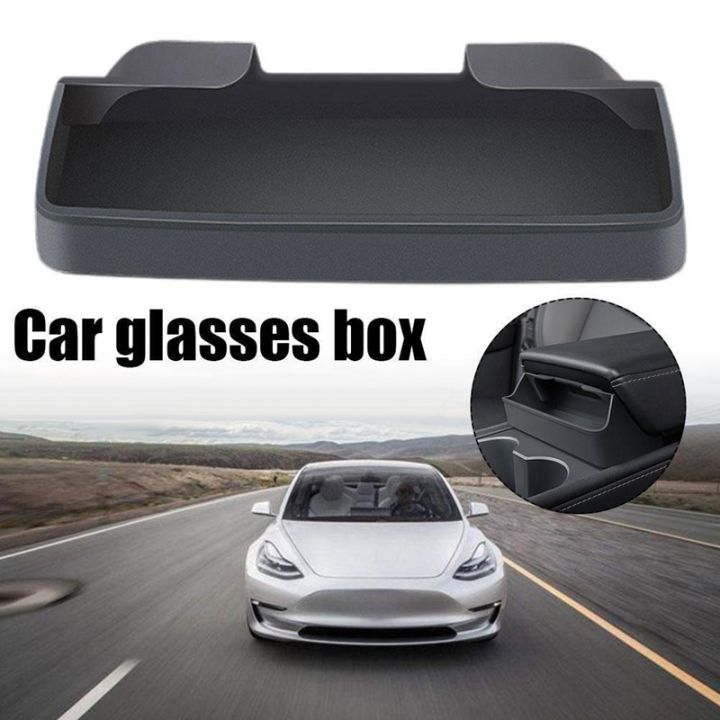 1-piece-centre-console-armrest-box-glasses-pocket-car-organiser-clip-car-interior-replacement-car-accessories-suitable-for-tesla-model-y-3