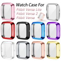 Protective Case For Fitbit Versa Lite / Versa 2 / Versa TPU Cover Bumper With Screen Protector Smart Watch Shell Accessories Screen Protectors