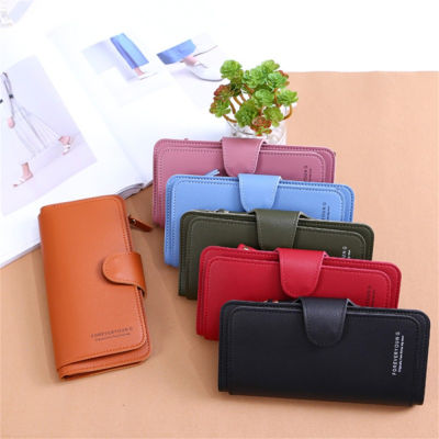 Leather Large Capacity Phone Clutch Card Holder Ladies Wallet Women