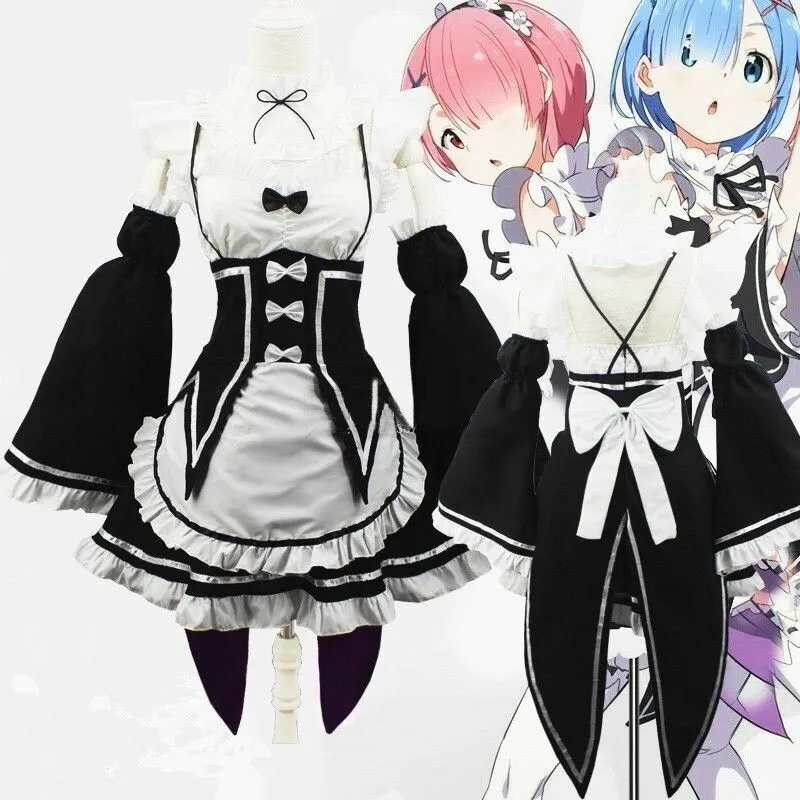 Maid hầu gái Ram/Rem, Cosplay hầu gái, nhân vật hoạt hình 