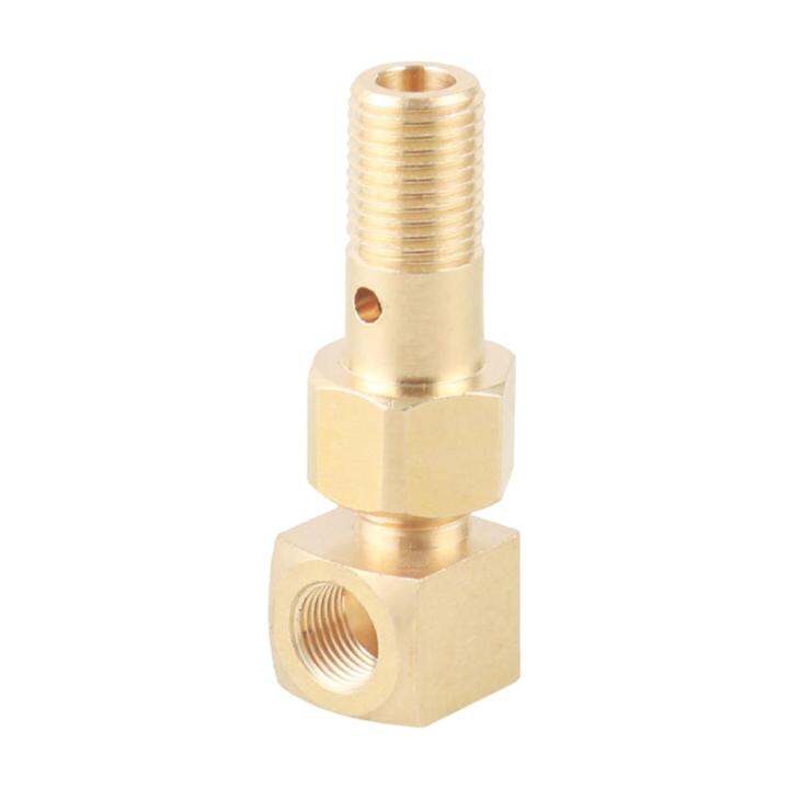 CCEarth Fitting Fuel Pressure Gauge Banjo Bolt Adapter for Fuel