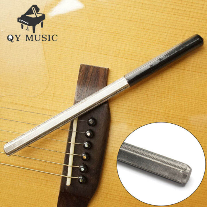 Guitar Fret Crowning File Dressing File with 3 Size Edges Professional Luthier Tools Stringed