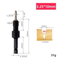 1ชิ้นหัวเจาะ2.5 × 9มม. 2.8 × 10มม. 3.25 × 10มม. 3.5 × 12.5Mm ดอกสว่านเจาะหัวเจาะก้านหกเหลี่ยม