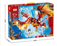 ĐỒ CHƠI LẮP GHÉP NINJAGO VỚI 447 CHI TIẾT