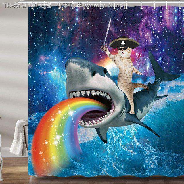 cw-riding-shower-curtain-pirate-whale-in-hilarious-fabric-with-hooks