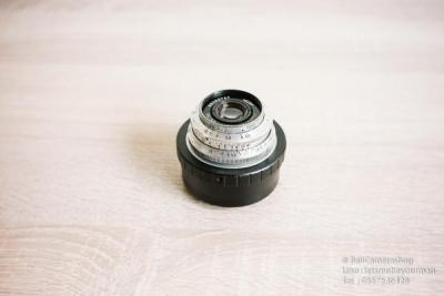 ขายเลนส์มือหมุน Industar 50mm F3.5 Silver  (ใส่กล้อง Nikon 1 Mirrorless ได้เลยไม่ต้องหา Adapter)