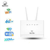 เราเตอร์ใส่ซิม 4G/5G เราเตอร์  Wi-Fi 300Mbps 4G LTE Wireless Router รองรับ 4G ทุกเครือข่าย รองรับการใช้งาน Wifi ได้พร้อมกัน เสียบใช้เลย