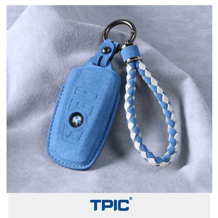 Alcantara For BMW Key Case Cover E90 E92 E46 E60 F10 F07 F11 F15 F30