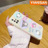 YIWESAN เคสปลอกสำหรับ Samsung A71 5G ลายการ์ตูน Sanrio เคสโทรศัพท์ดีไซน์ใหม่บางสุดสร้างสรรค์เคสป้องกันขอบสี่เหลี่ยมเคสนิ่มเคสปลอกซิลิโคนกันกระแทก