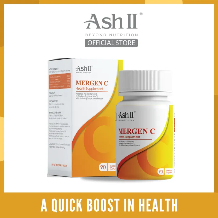 ASH II MERGEN C Vitamin C Health Supplement (90 capsules)