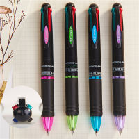 ปากกาปากกาลูกลื่นปากกาลูกลื่น4 In 1ขนาด0.7มม. 4 In 1หลากสี0.7มม. เครื่องมือเขียนเครื่องเขียนสำนักงานเติมของขวัญ