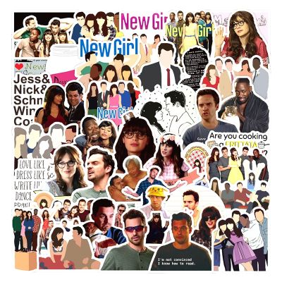 10/30/50pcs/pack New Girl Classic TV Show Stickers For Cars Motorcycles Childrens toys Decal Luggage Skateboards Computer DIY Stickers Labels