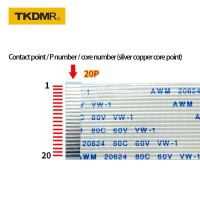 คุณภาพสูง 20624 60V Leads Flat 22/24/25/26/28/30/32/35/40/50/55/60 VW-1 LCD cable Adapters 1.0MM FFC-0.5MM Pin FFC cable AWM flexible Wires 100PCS 80C FPC