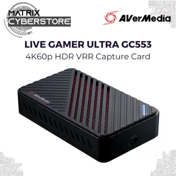 AVerMedia Live Gamer ULTRA GC553 – 4K60 HDR Pass-Through, 4K30