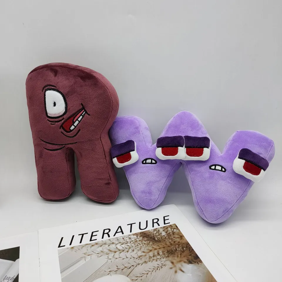 LZ】✵ Alphabet Lore Plush Toys for Children Carta Inglesa bichos