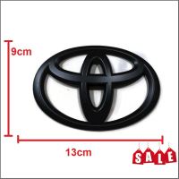 os อุปกรณ์เสริมรถยนต์ โลโก้ toyota logo สีดำด้านขนาด 13 x 9 cm สำหรับรถ toyota จำนวน 1 ตัว**มาร้านนี่จบในที่เดียว**