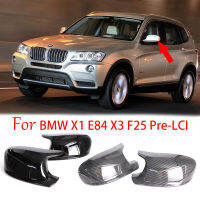 ที่ดีที่สุดคุณภาพเงาสีดำด้านหลังดูกระจกฝาครอบสำหรับ BMW X1 E84 X3 F25 Pre-LCI 2010 2011 2012 2013ขายส่ง Quick Delivery