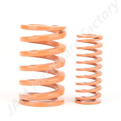 1Pcs  Outer Diameter 10.5-52mm Length90-125mm Orange Spiral Stamping Compression  Spring Heat-Resistant Coil Springs SWS Series Electrical Connectors