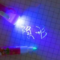 [HOT BYIIIXWKLOLJ 628]ปากกาเมจิก2 In 1,นำแสง UV อัลตร้าไวโอเลตวาดรูปปากกาเน้นข้อความเครื่องเขียนสำนักงานปากกาเจลโรงเรียน