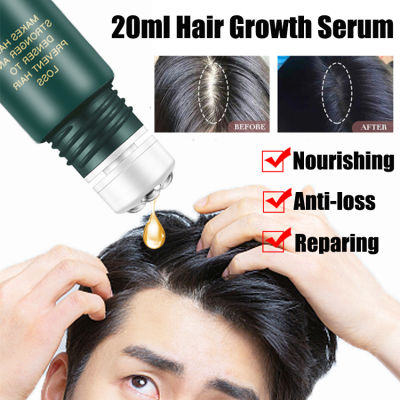 Hair Growth Serum Anti Hair Loss Promote Hair Fast Grow ป้องกันน้ำมันผมแห้งเสียผลิตภัณฑ์ดูแลเส้นผม