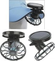 【YF】 Portable Fan Solar Mini Powered Clip Mountain Climbing Camping Summer Hat Cap Cooler Fans No Battery Needed