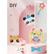 DIY Bộ Đồ Chơi Hình Dán Sticker Tranh Đính Đá Siêu Đáng Yêu Dành Cho Các Bé