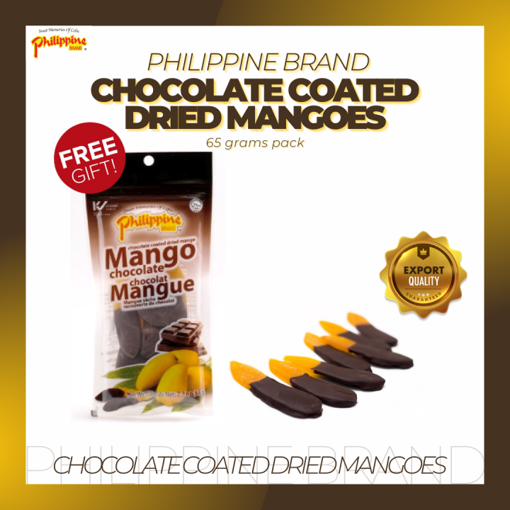 Best Seller Philippine Brand Dried Mangoes coated with Belgian