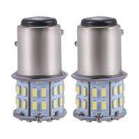 2Pcs 6000K White 1157 50SMD Tail Brake LED Lights Bulb BAY15D 12V