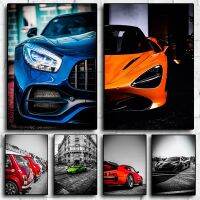 รถหรูผ้าใบโปสเตอร์-ความงามสีดำและสีขาวตำนาน Supercar นอร์ดิกศิลปะสำหรับบ้านผนังสำนักงานห้องคนขับโรงรถตกแต่ง