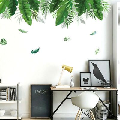 YUONG Bedroom Background Rainforest Self Adhesive Removable Summer Home Decoration Mural Wall Sticker Decals