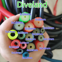 1 Meter Spearfishing rubber tube spear band ELASTIC latex tube Inter dia 3mm 4mm 5mm 6mm 7mm Out dia 10mm 12mm 14mm 16mm 18mm