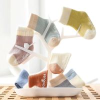 ☁❡  4Pairs Baby Socks Cotton Four Seasons Anti-Slip for Newborn Baby Childrens Socks Baby Boy Infant Socks for Girls 0-36 Months