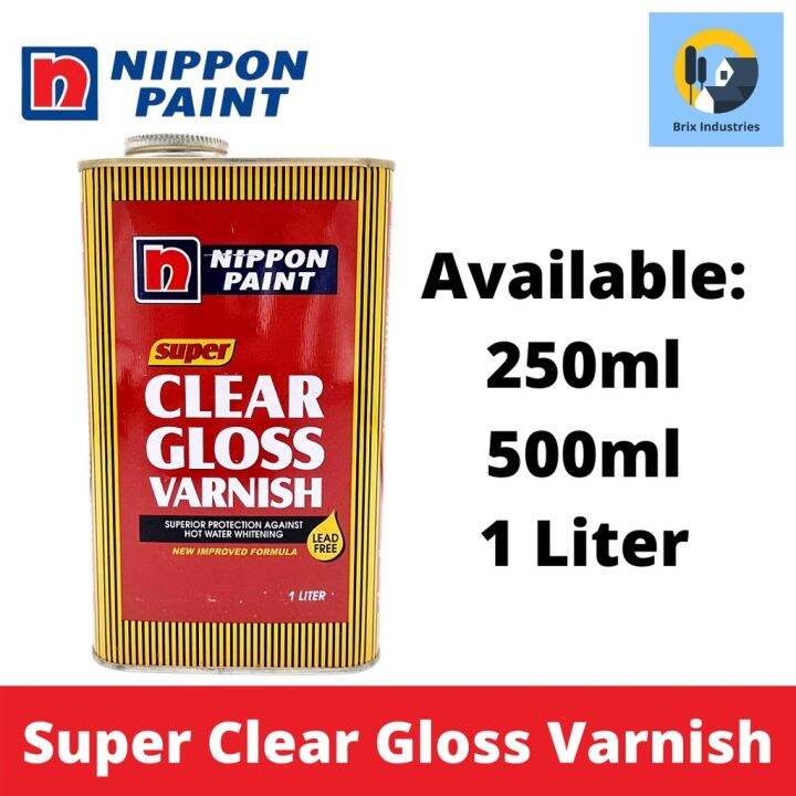 Nippon Super Clear Varnish 250ml 500ml 1 Liter Superior Protection